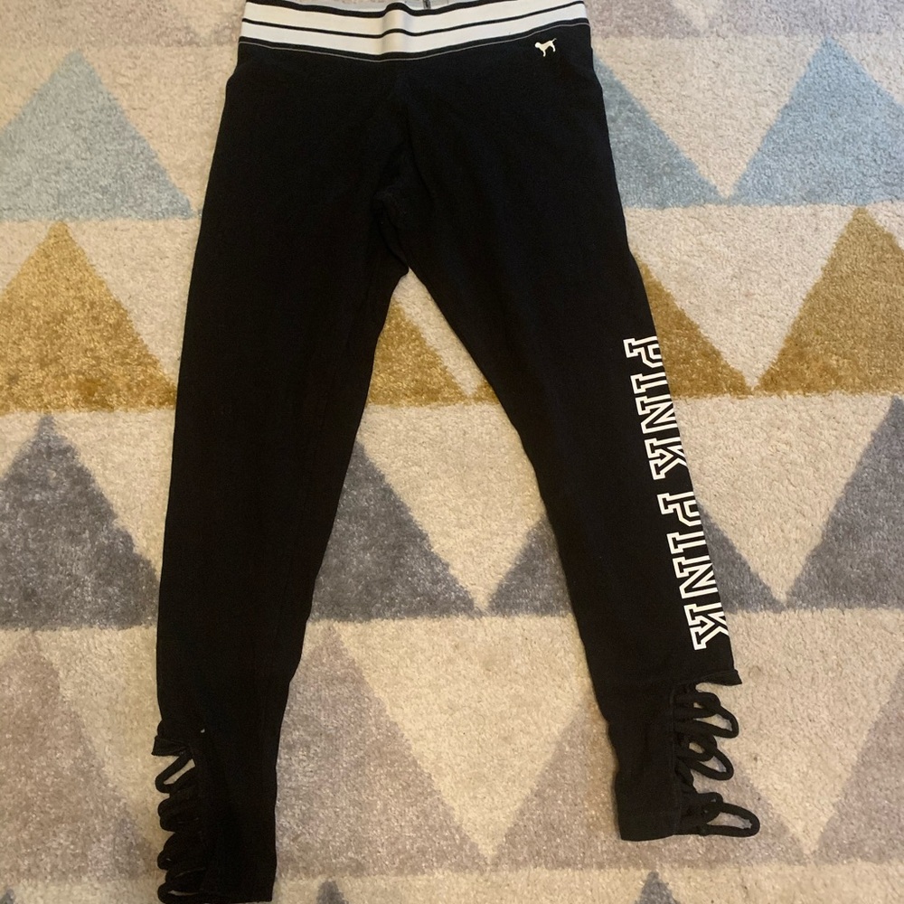 Strappy PINK Leggings